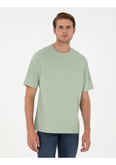 Pierre Cardin Erkek Çağla Tişört 50306444-vr016 Yeşil