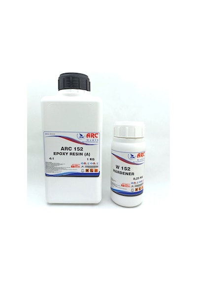 Arc152 Epoksi Ahşap Ve Elyaf Laminasyon Reçine125 Kg Set