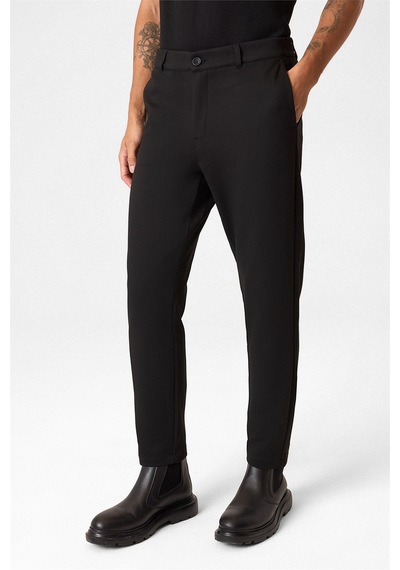 Back And Bond Regular Fit Diagonel Siyah Jogger Pantolon Çok Renkli