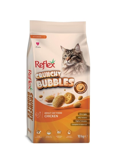 Reflex Crunchy Bubbles Tavuklu Yetıskın Kedı Maması 10 Kg