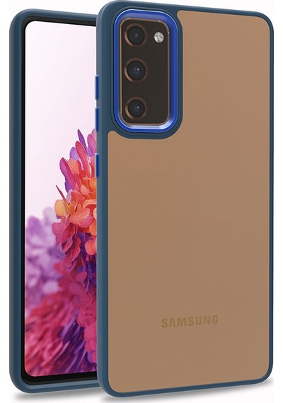 Galaxy S20 Fe Uyumlu Zore Flora Kılıf-mavi Mavi