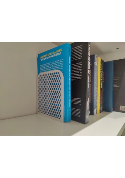 Desenli Dekoratif Kitap Tutucu, Renk Seçenekli Kitap Standı, Kitap Desteği Ev-ofis Dekoratif Tekli