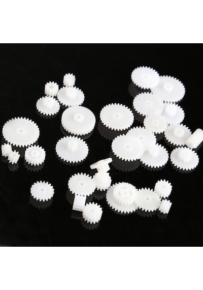 60 Parça Plastik Dişli Seti Rc Çark Arduino