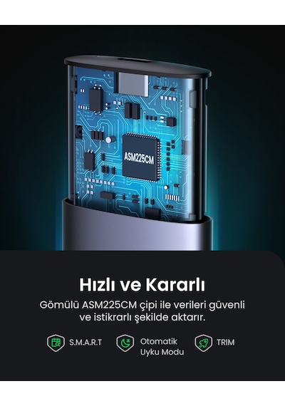 Ugreen M.2 Sata Ngff Ssd Usb 3.1 5 Gbps Disk Kutusu
