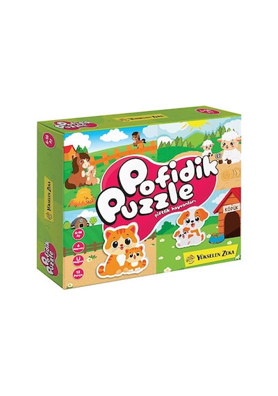 6-16 Ay İlk Pofidik Magnet Puzzle - Çiftlik Hayvanları 3 Adet