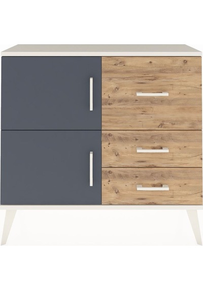 Arges Şifonyer Tek Raflı 3 Çekmeceli 2 Kapaklı 88x30x80 Aytaşı-antrasit/çam Antrasit/çam Arges Şifonyer Tek Raflı 3 Çekmeceli 2 Kapaklı 88x30x80 Aytaşı-antrasit/çam Antrasit/çam