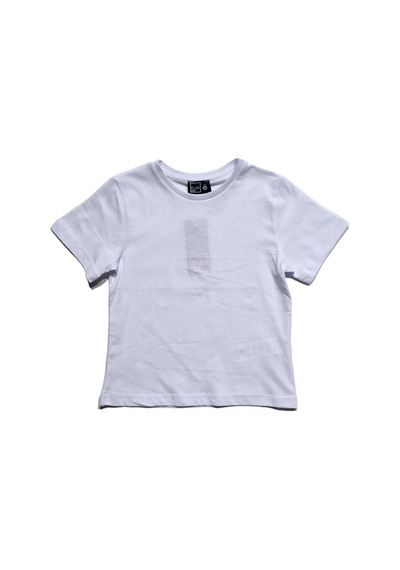 Cloise Ekru Çocuk T-shirt Kız Erkek Unisex %100 Pamuk Ekru