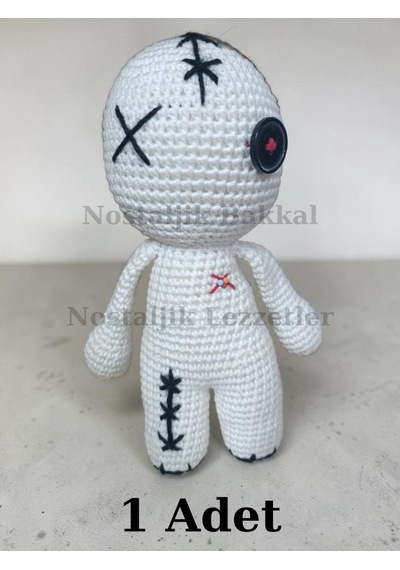 1 Adet Amigurumi Örme Vudu Bebek Voodoo Doll
