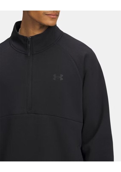 Under Armour Unstoppable Flc Half Zip Erkek Sweatshirt-33324 siyah