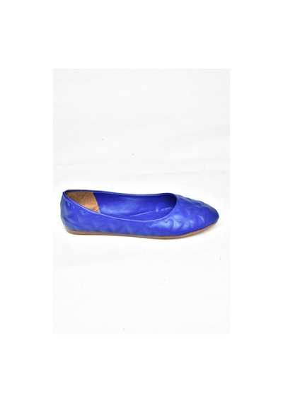 Fox Shoes S314020209 Saks Mavi Kadın Babet Saks Mavi