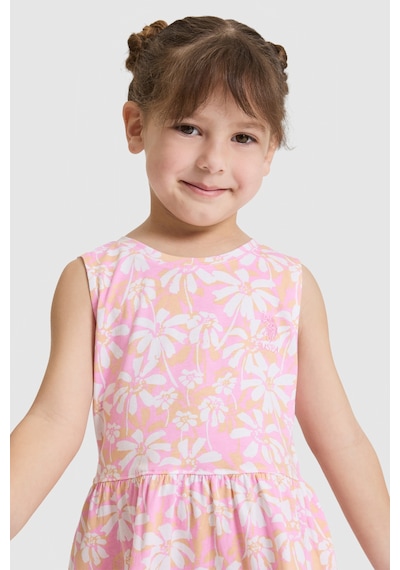 U.s. Polo Assn. Kız Çocuk Pembe Elbise Örme 50325636-vr041