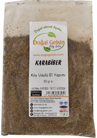 Doğal Gelsin Karabiber 80 G