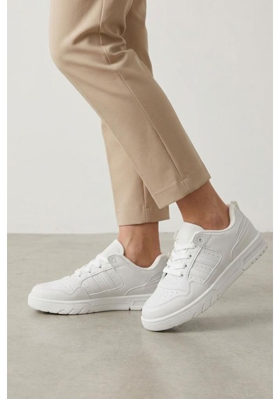 Papuçcity Cool Foor Pu Unisex Günlük Spor Ayakkabı Beyaz