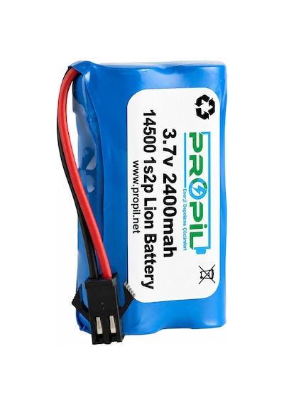 3.7v 2400 Mah 14500 Lion Oyuncak Pili Yüksek Kapasite