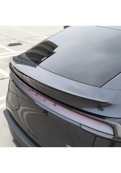 Tesla Juniper Arka Tampon Performance Tip Spoyleri Spoiler - Mat Karbon Kaplama Siyah