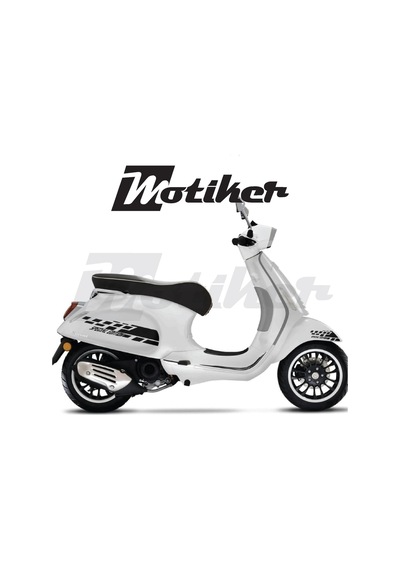 Vespa Special Edition Tasarımı Sticker Etiket Modeli Evrensel