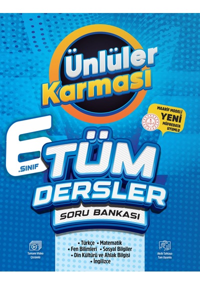 6.sınıf Tüm Dersler Soru Bankası