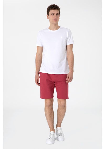 U.s. Polo Assn. Erkek Vişne Şort Örme 50307289-vr223 Vişne