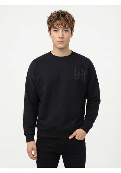 LOFT Oversize Erkek Sweatshirt Lf2041915 Q1.v1 Antrasit