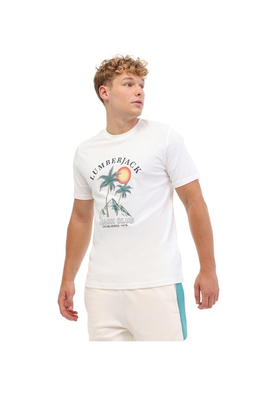 Lumberjack Ml Jacop 11hl107 5pr Beyaz Erkek Kısa Kol T-shirt
