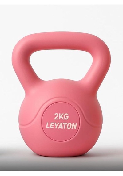 2 Kg Çaydanlık Tipi Dambıl Kettlebell Ağırlık Pembe Pembe Tek Ebat