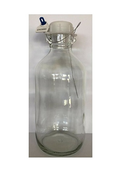 Cam Mühürlü Kapaklı Akaryakıt Numune Alma Şişesi 1 Litre 20 Adet