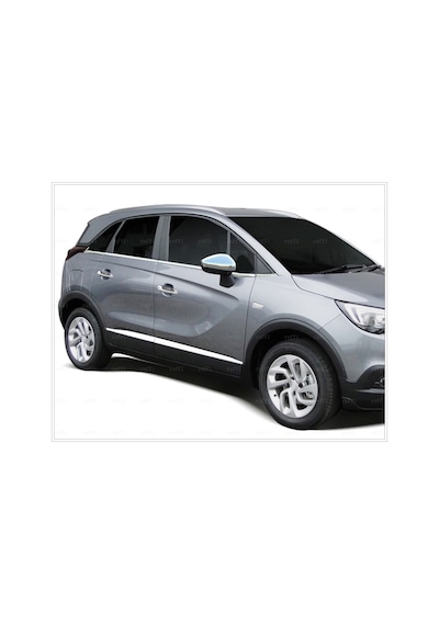 Opel Crossland X Paslanmaz Krom Cam Alt Çıta 8 Prç 2017 Üzeri