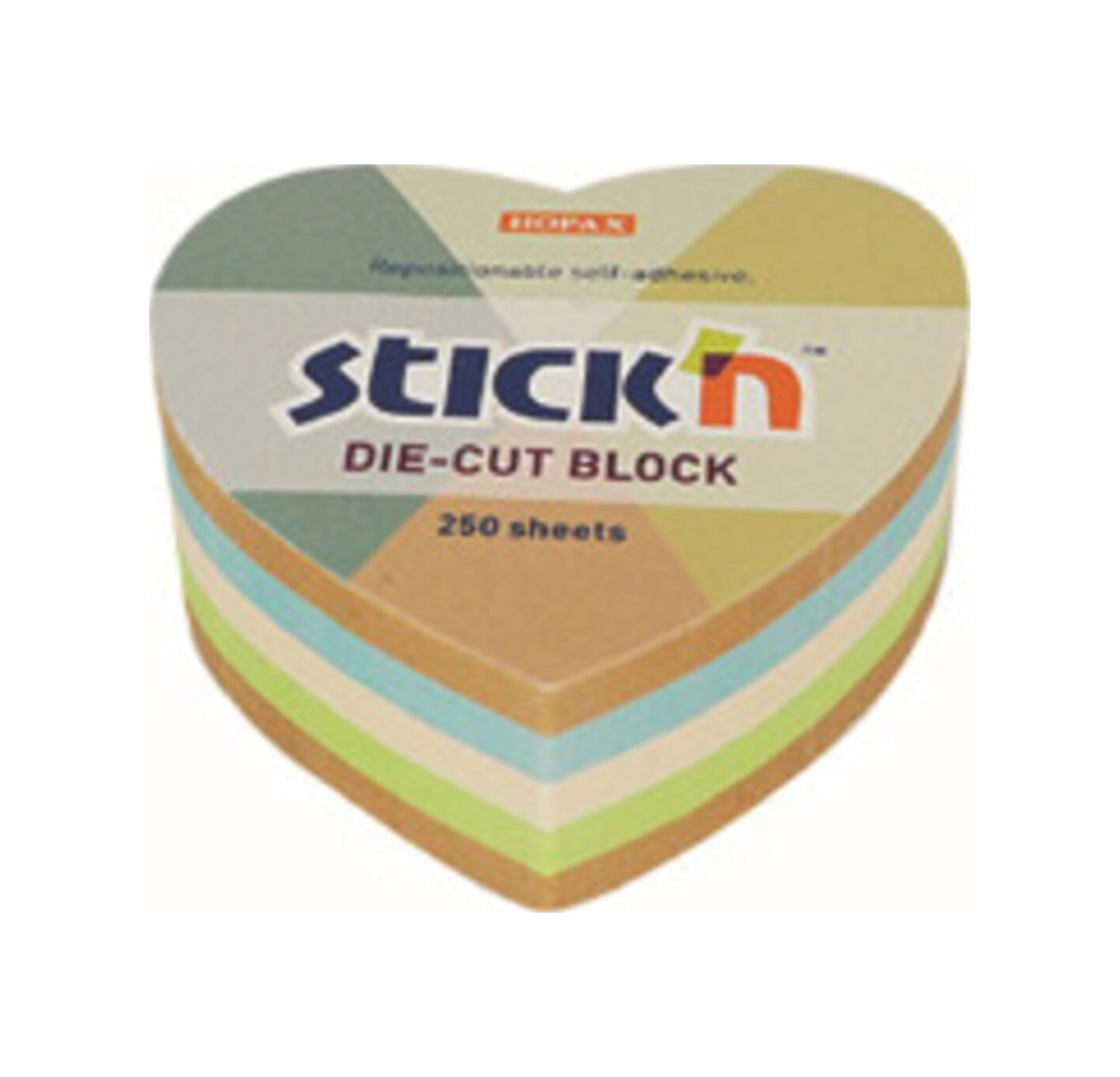 Gıpta Stıckn 64x67 Kraft Kalp Yapışkanlı Not Blok 250 Yaprak