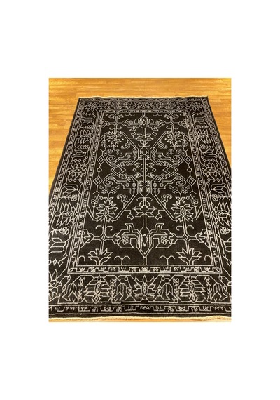 Sahara 603 Siyah Halı Çok Renkli