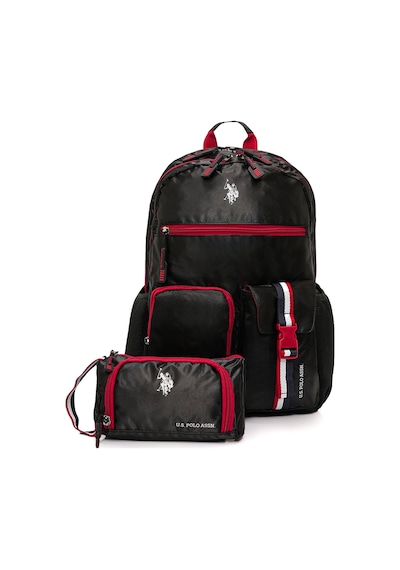 U.s. Polo. Assn. Unisex Okul Çanta Seti Plset2404041 Siyah