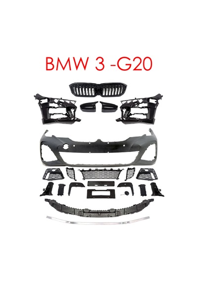 Bmw G20 Ön Tampon & Panjur Seti M-tech