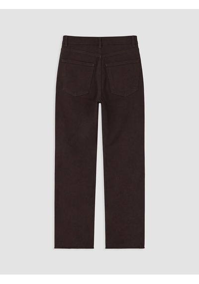 Lcw Jeans Kahverengi Crop Flare Kadın Jean Pantolon