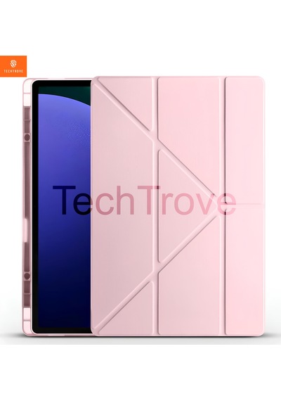 Samsung Galaxy Tab S9 Ultra Kılıf Kalem Bölmeli Stand Olabilen Standlı Tablet Kılıfı Kapaklı Kılıf