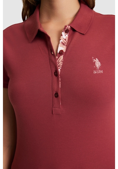 U.s. Polo Assn. Kadın Vişne Tişört Basic 50321798-vr223
