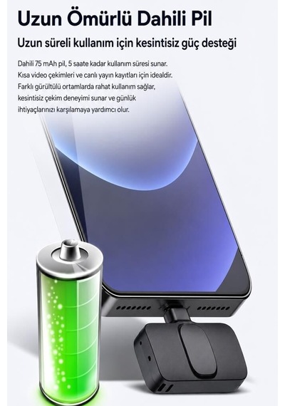 Özel Üretim Mini Yaka Mikrofonu Lightning 2 Adet K9 Aksesuar Sesler Kayitlar