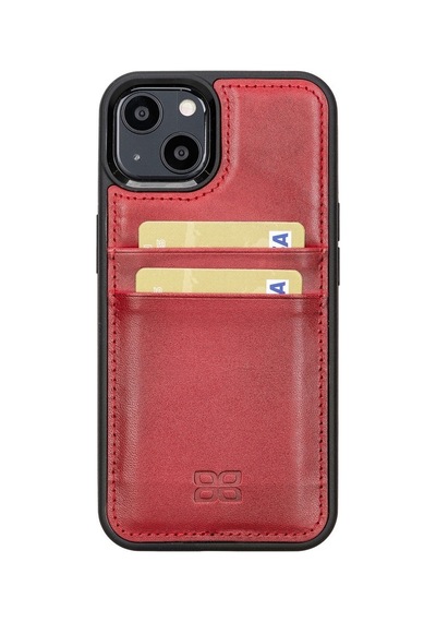 Bouletta Apple İphone 13 Uyumlu Deri Arka Kapak Fxcp V4ef