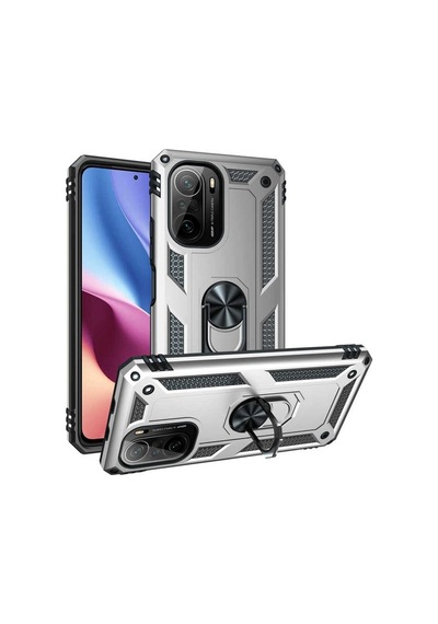 Xiaomi Mi 11i Kılıf Zore Vega Kapak Gri
