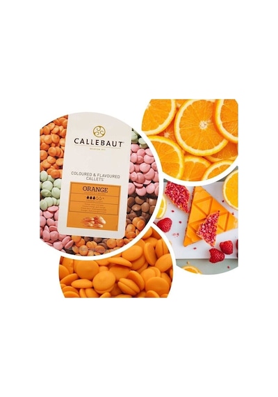 Callebaut Portakallı Drop Çikolata 2,5 Kg