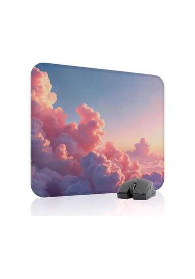 Bulutlar Kaymaz Dikişli Kauçuk Oyuncu Mousepad V4 - 48x40 Xl Gaming Mouse Pad Fare Altlığı