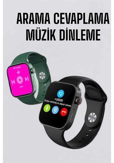 Akıllı Saat Amoled Ekran Gps Ve Uyku Takibi Bluetooth Bağlantılı Siyah