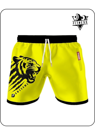 Freeside Freesıde Tiger Fury Training Short Sarı