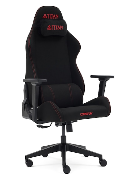 Titanseat Crow Red Kumaş Oyuncu Koltuğu Kırmızı -