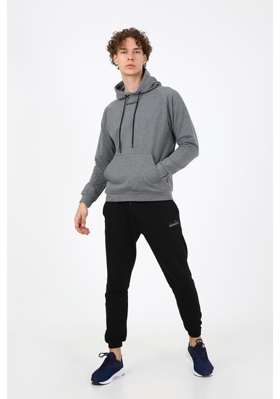 Diadora 176426-75146 M Lifestyle Hoody Erkek Sweatshirt Antrasit