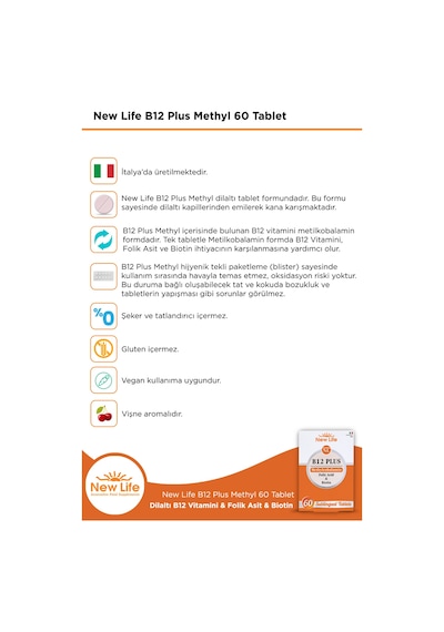 Newlife B12 Plus 60 Tablet