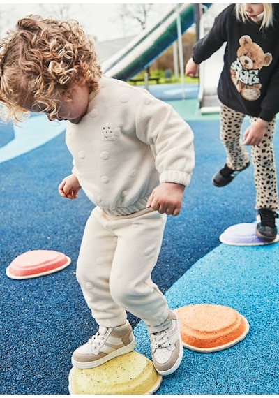 Mayoral Bej Kız Bebek Kapitoneli Eşofman Takım 2844 Bej