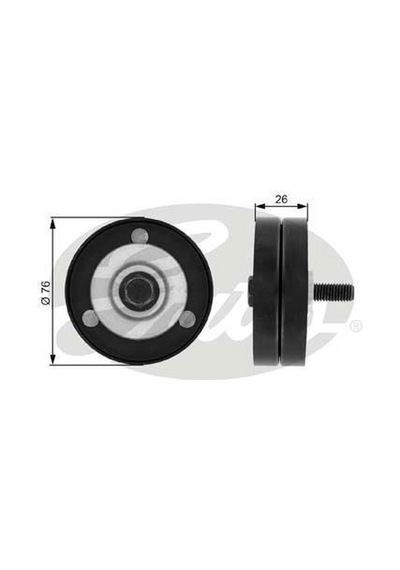 GATES T36182 V KAYIŞ GERGİ RULMANI ASTRA H CORSA C COMBO MERIVA 1