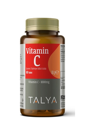 Talya Vitamin C İçeren Takviye Edici Gıda 60 Tablet - 5 Adet Tarı