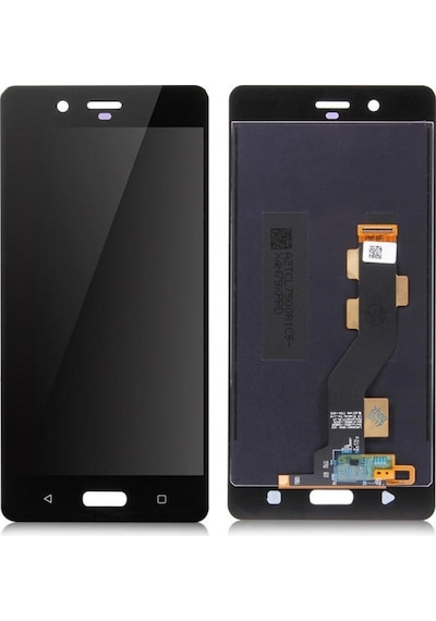 Nokia 8 Lcd Ekran Dokunmatik Siyah Çıtasız