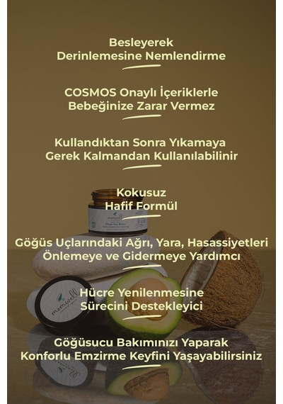 Momwell Organik Göğüs Ucu Balmı 30 ml