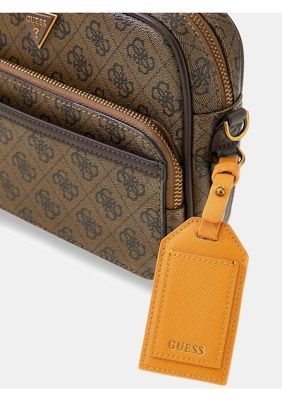 Guess Hmmılop5422 Milano Erkek Çapraz Çanta Kahverengi